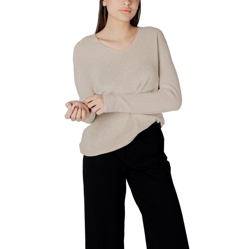 Street One Goldener Baumwoll-Sweatshirt