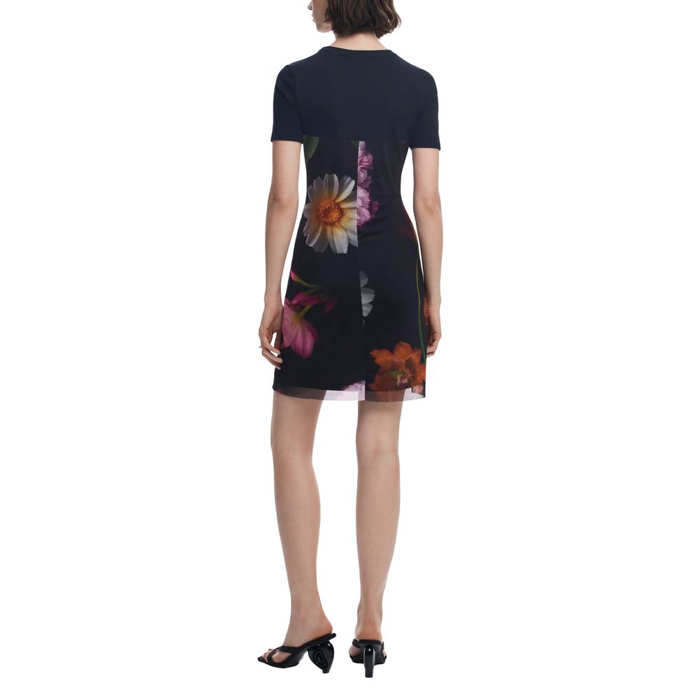 Desigual Schwarzes Polyester kurz