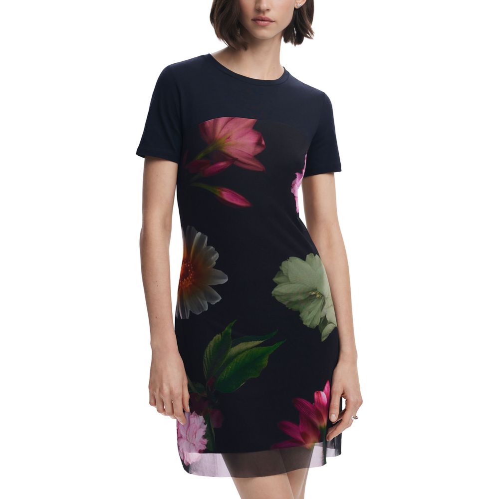 Desigual Schwarzes Polyester kurz