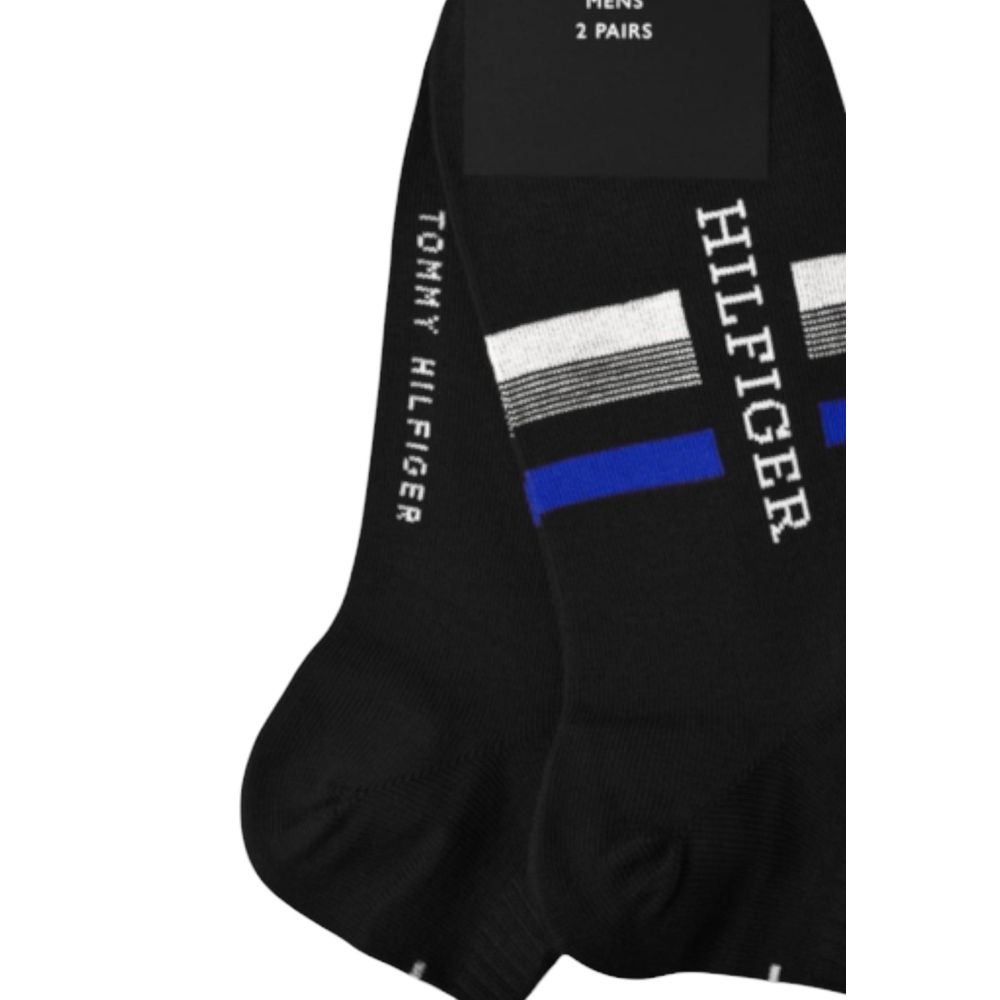 Tommy Hilfiger Schwarze Baumwollsocke