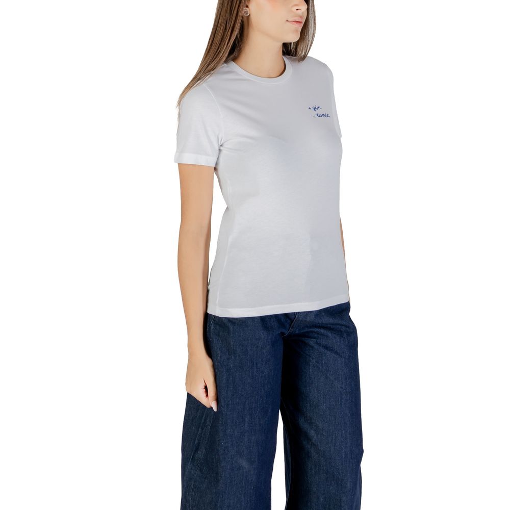 Only Bicolor T-Shirt aus Baumwolle