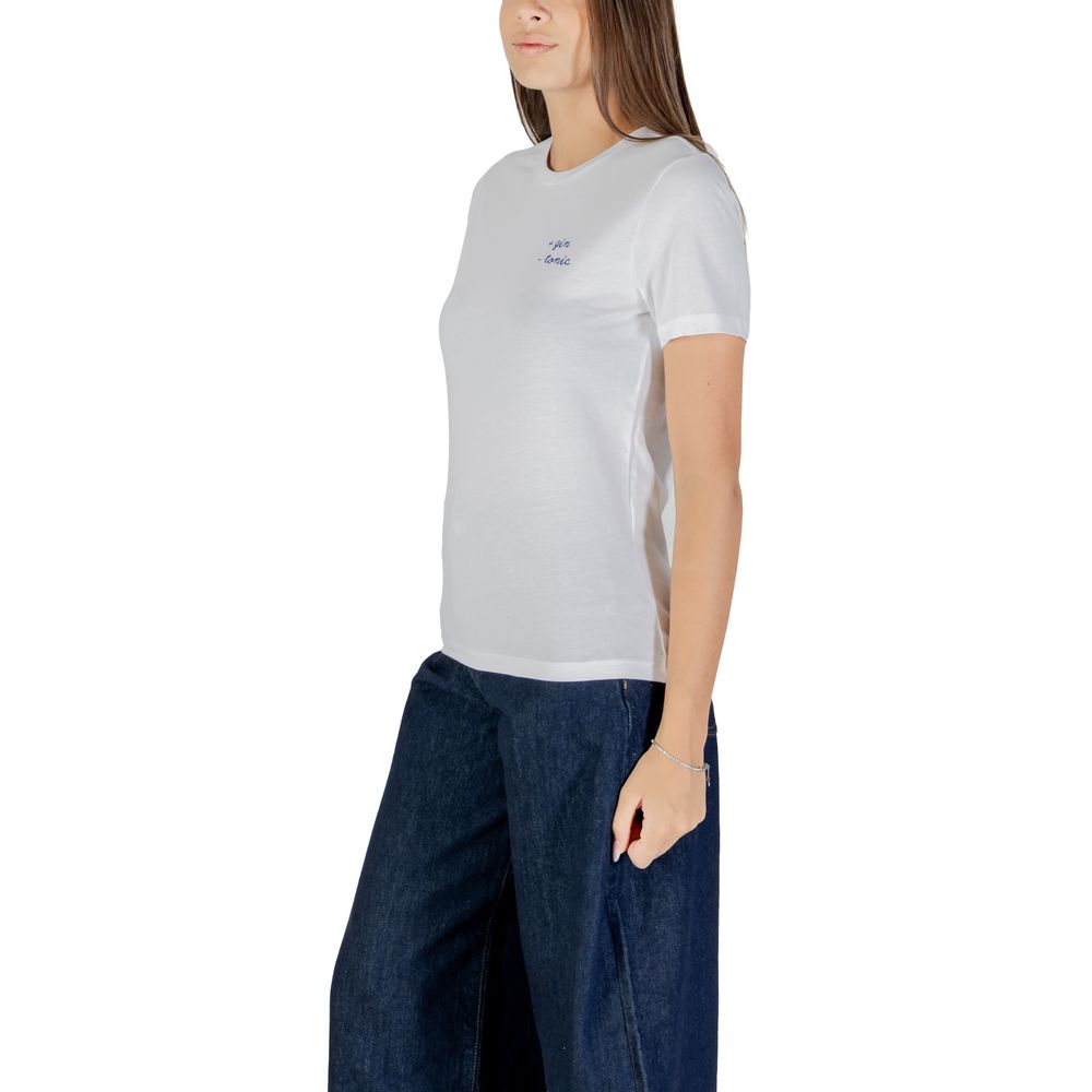 Only Bicolor T-Shirt aus Baumwolle