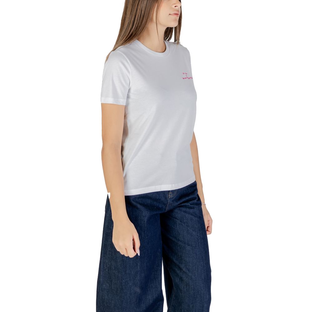 Only Rosa T-Shirt aus Baumwolle