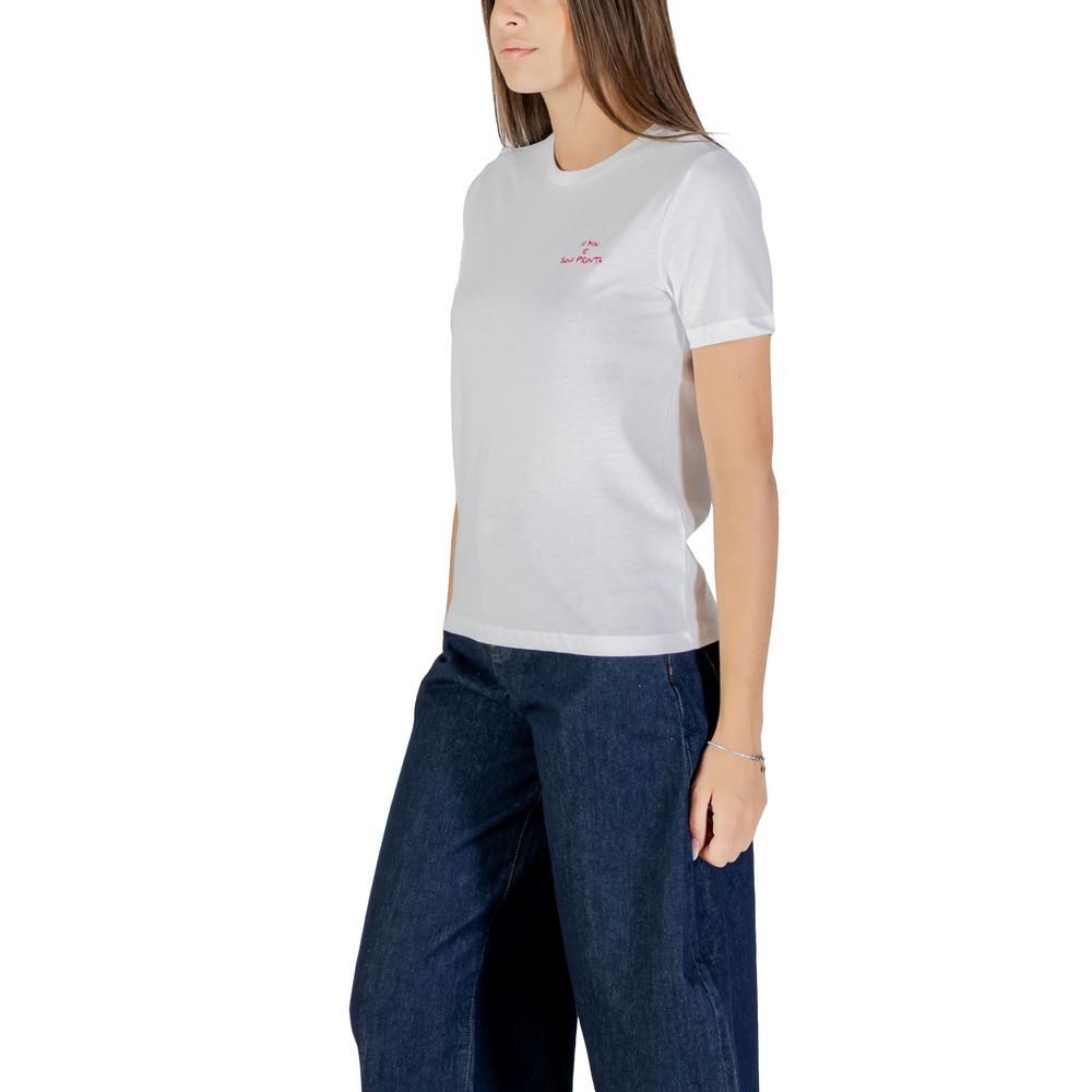 Only Rosa T-Shirt aus Baumwolle