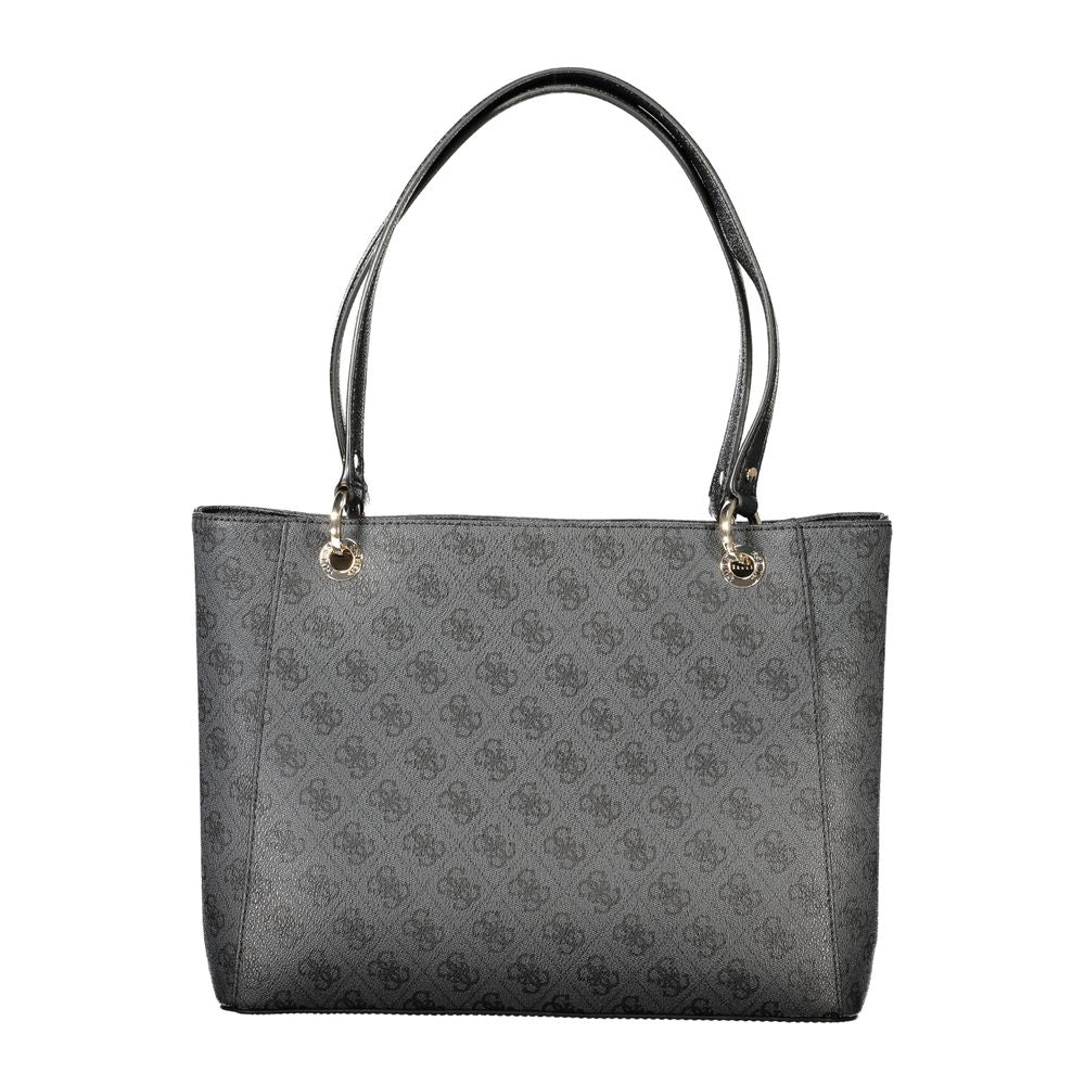 Guess Jeans Schwarz Polyethylen Frauen Handtasche