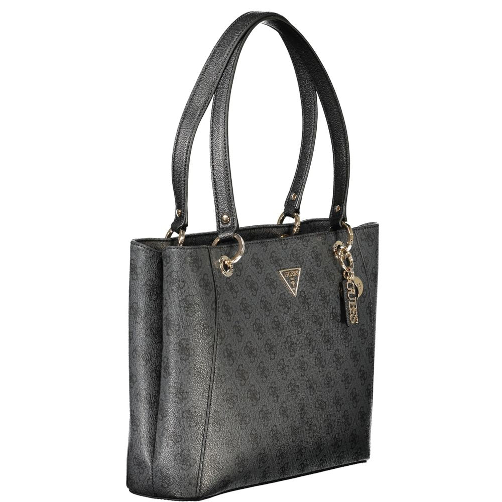 Guess Jeans Schwarz Polyethylen Frauen Handtasche