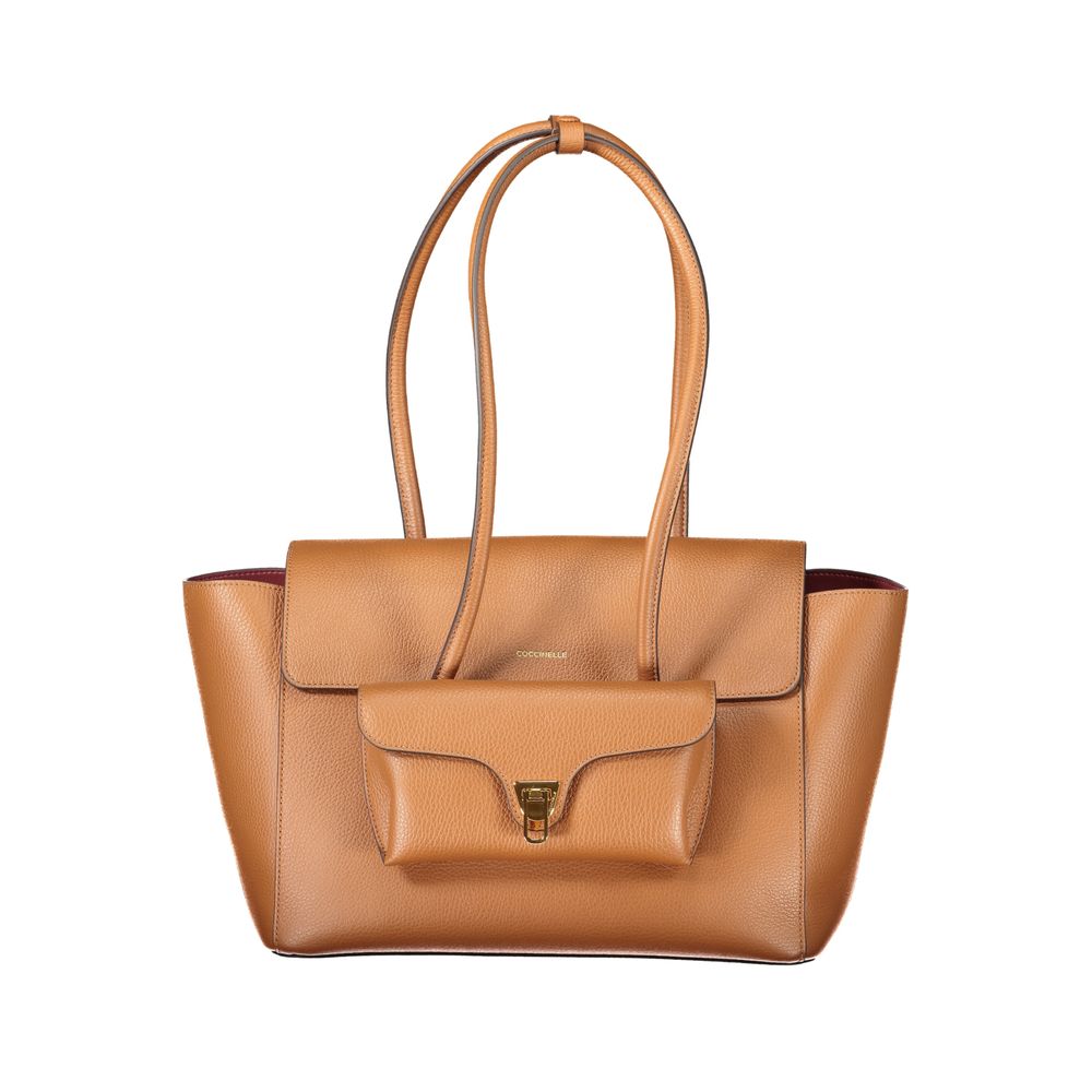 Coccinelle Braunes Leder Frauen Handtasche