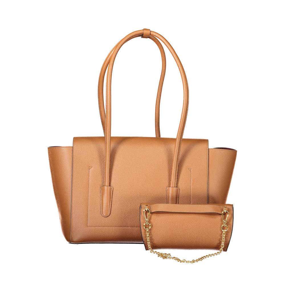 Coccinelle Braunes Leder Frauen Handtasche