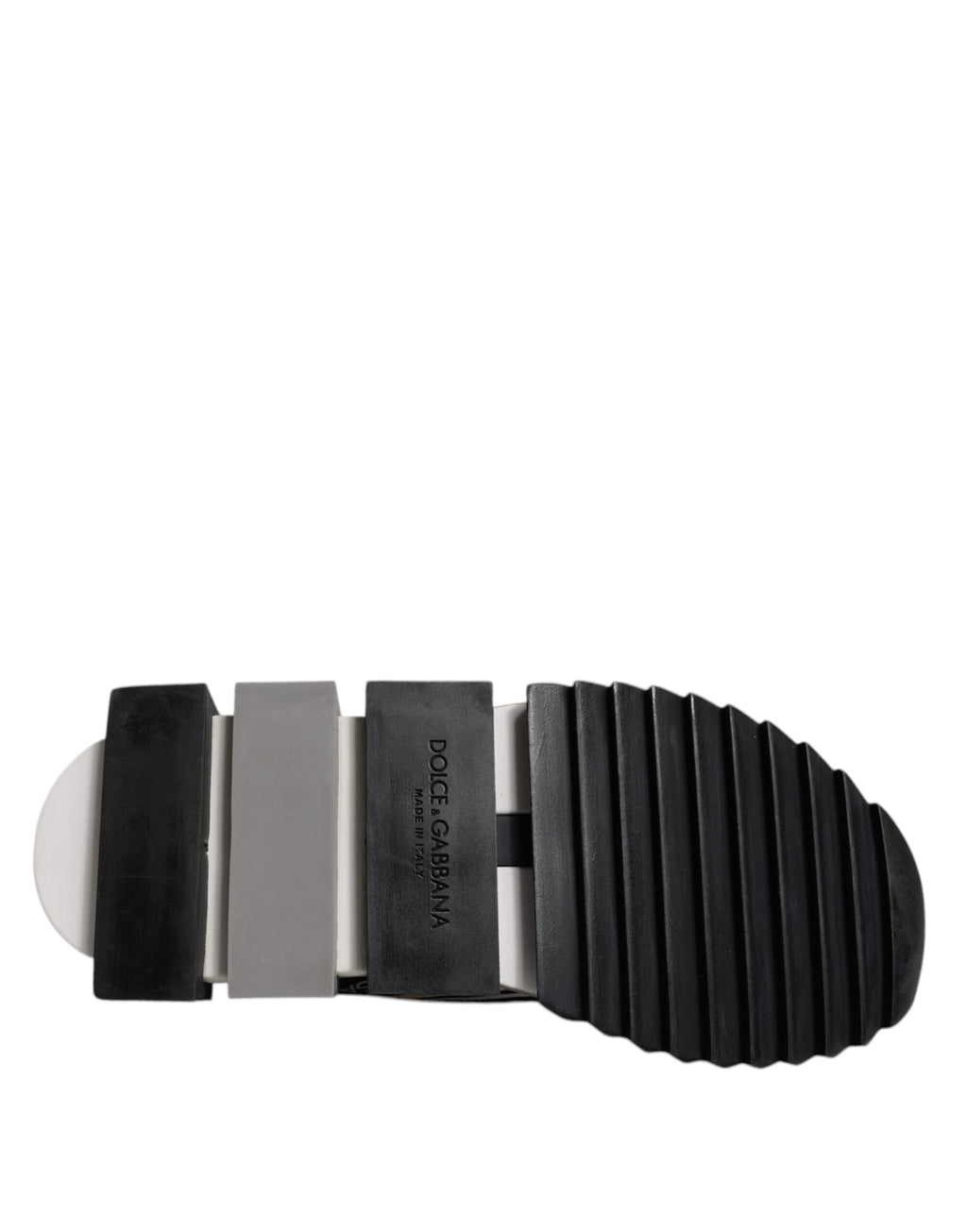 Dolce & Gabbana Schwarz Weiß Slip On Sorrento Sneakers Schuhe