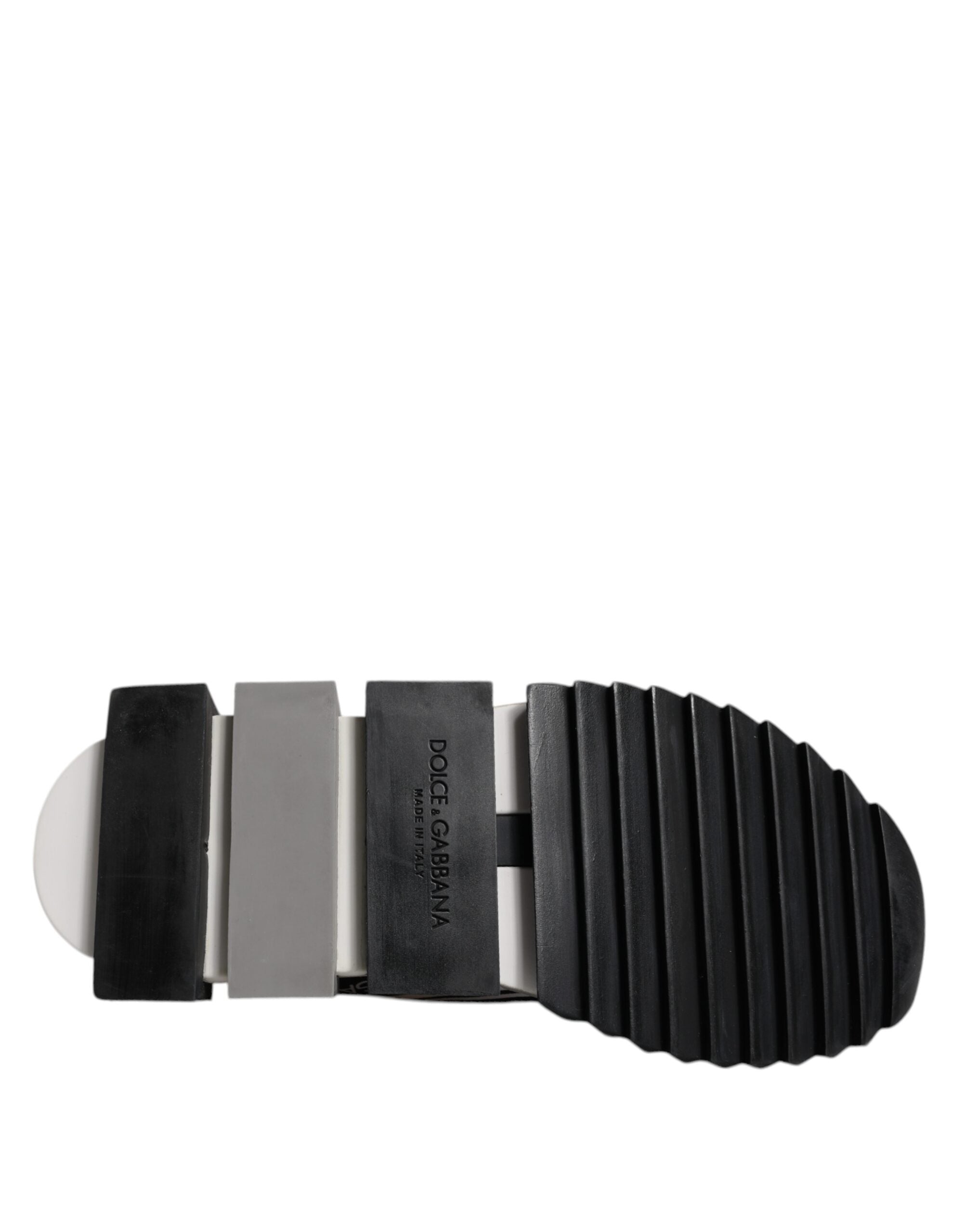 Dolce & Gabbana Schwarz Weiß Slip On Sorrento Sneakers Schuhe