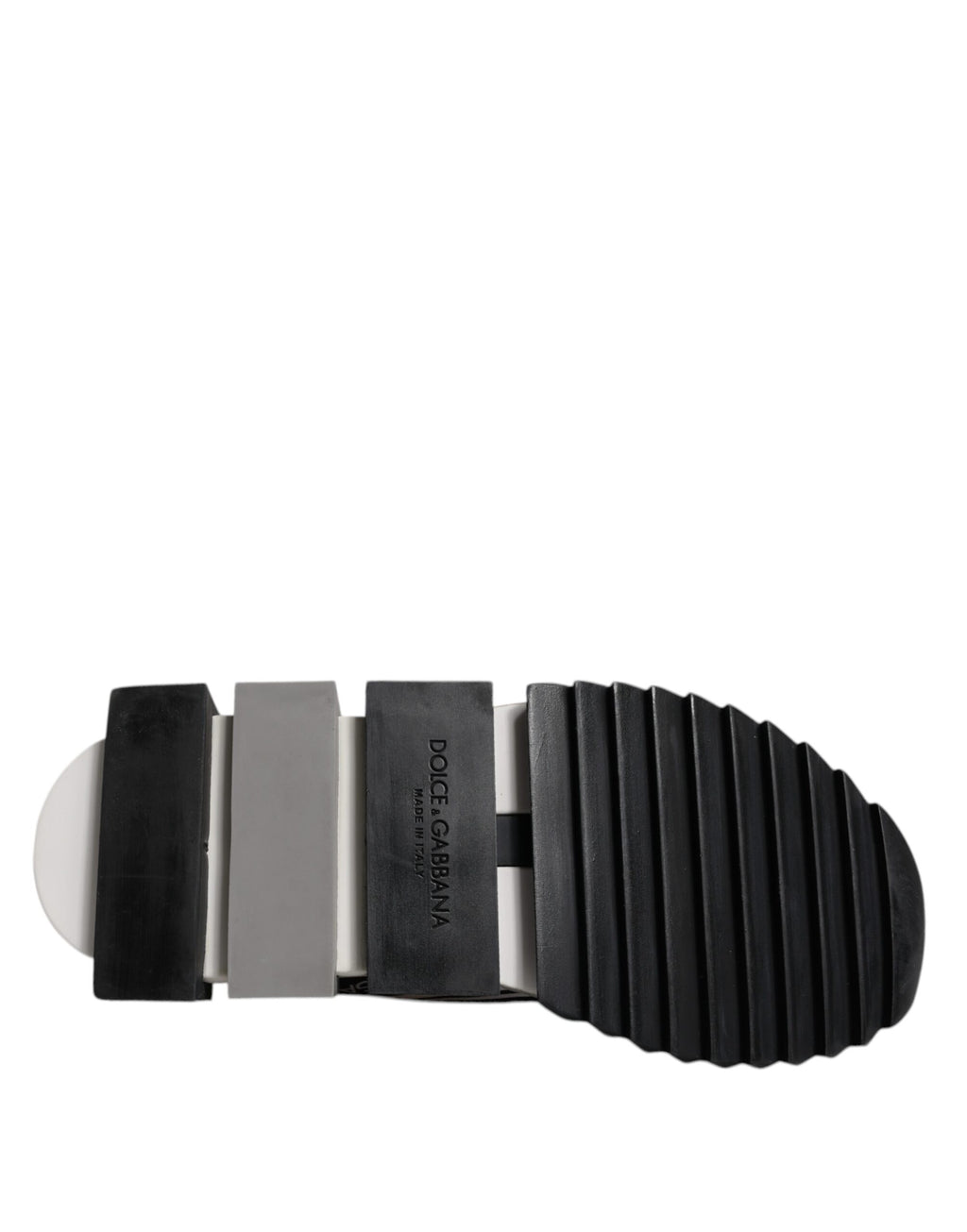 Dolce & Gabbana Schwarz Weiß Slip On Sorrento Sneakers Schuhe