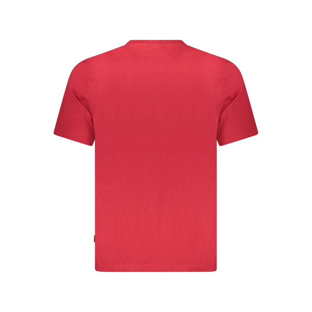 Pepe Jeans Rotes Baumwolle Männer T-Shirt