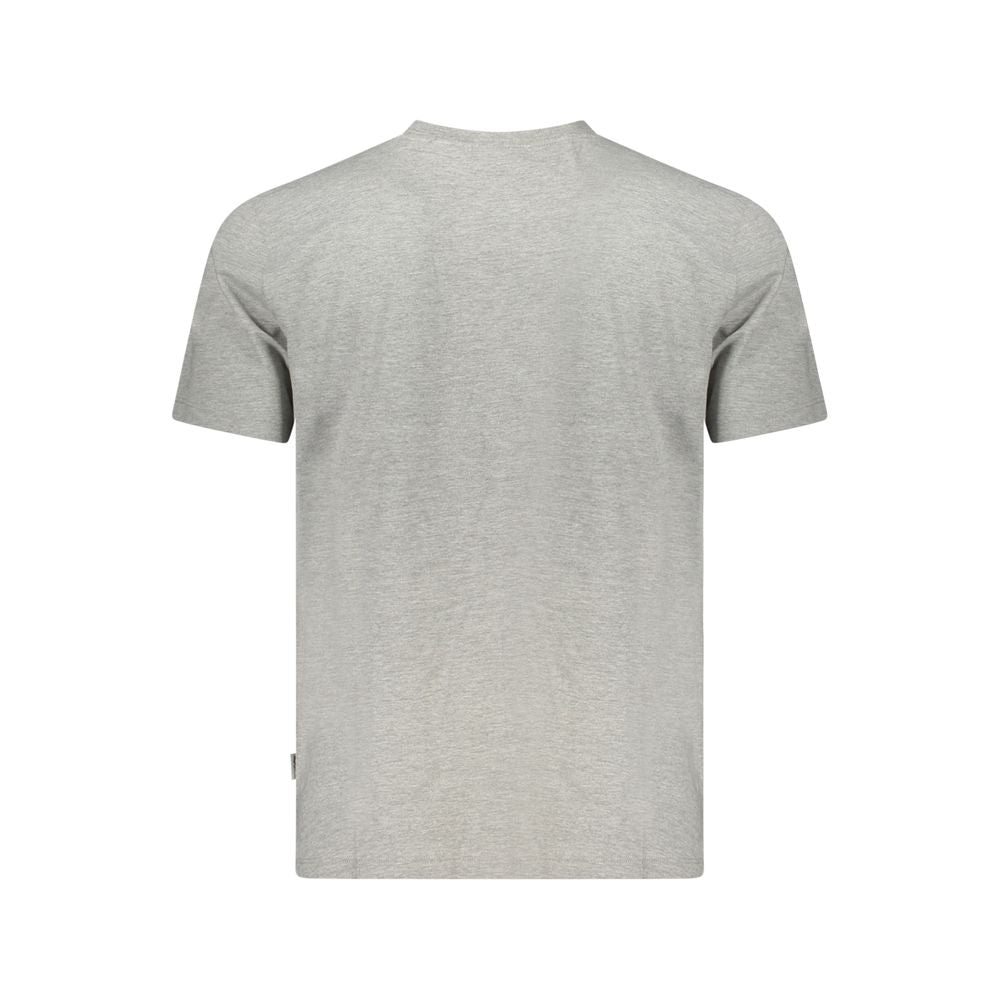 Pepe Jeans Graues Bio-Baumwoll-T-Shirt für Männer