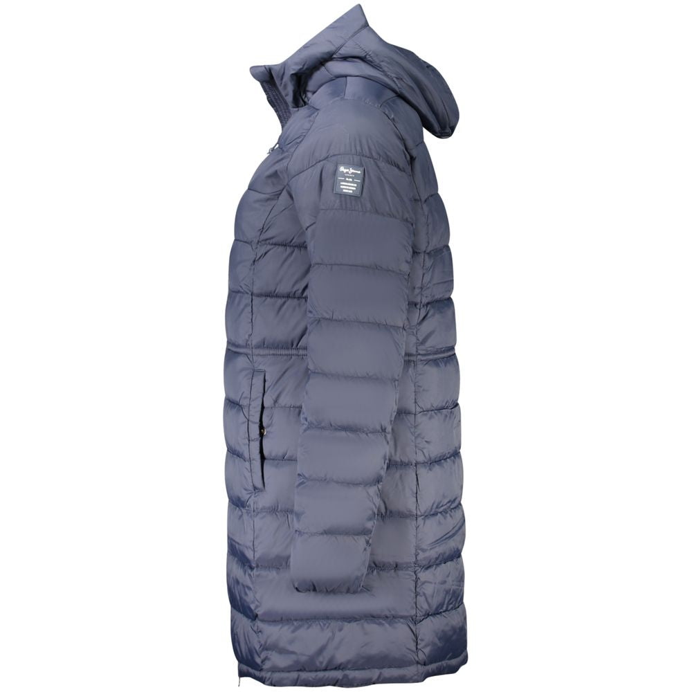 Pepe Jeans Blaue Polyamid Damen Jacke