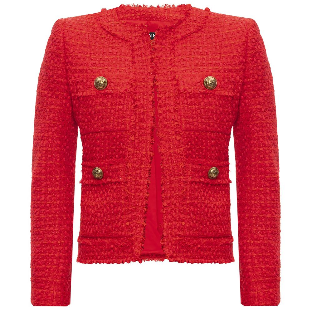 Balmain Rote Nylon Anzüge &amp