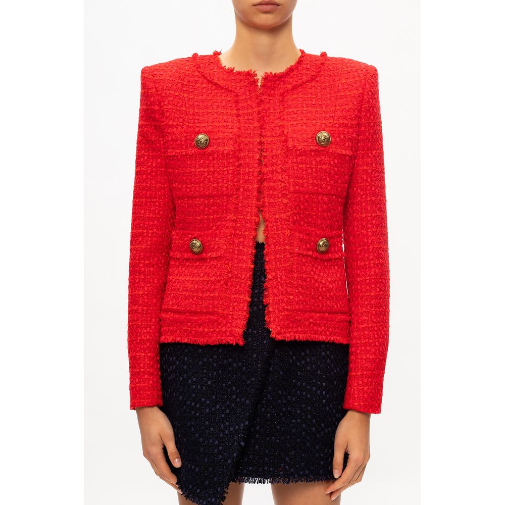 Balmain Rote Nylon Anzüge &amp