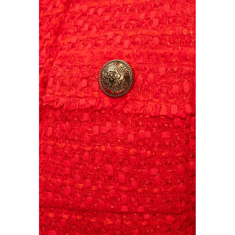 Balmain Rote Nylon Anzüge &amp