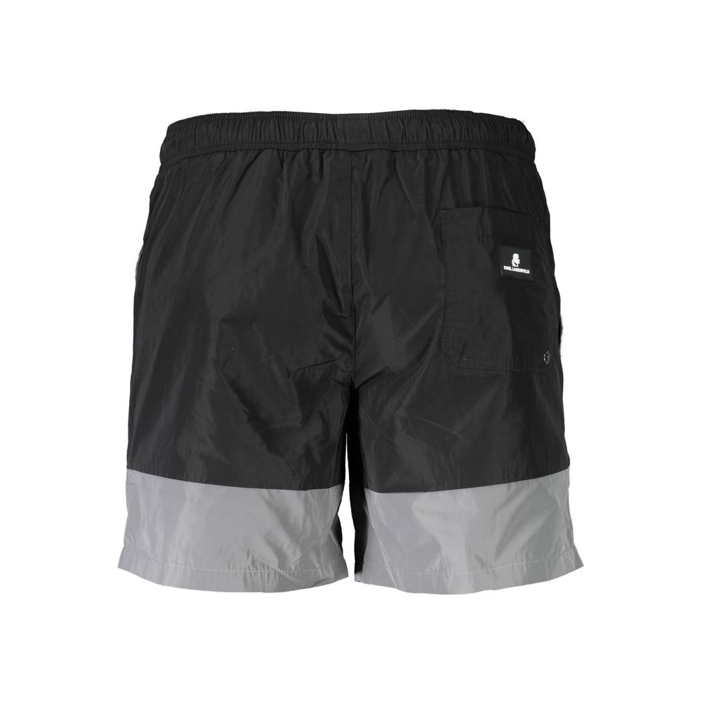 Karl Lagerfeld Schwarze Polyester-Badebekleidung