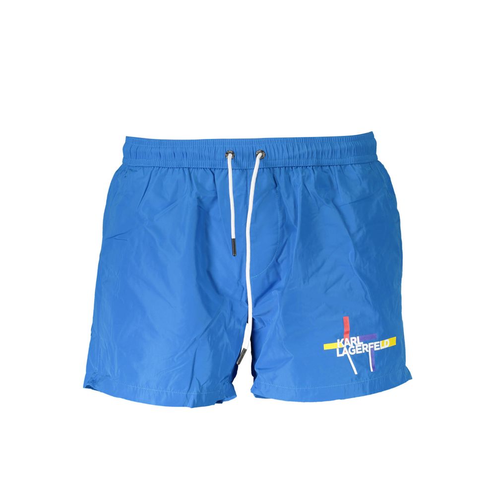 Karl Lagerfeld Blaue Polyester-Badebekleidung