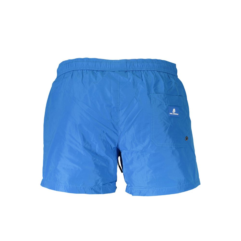 Karl Lagerfeld Blaue Polyester-Badebekleidung