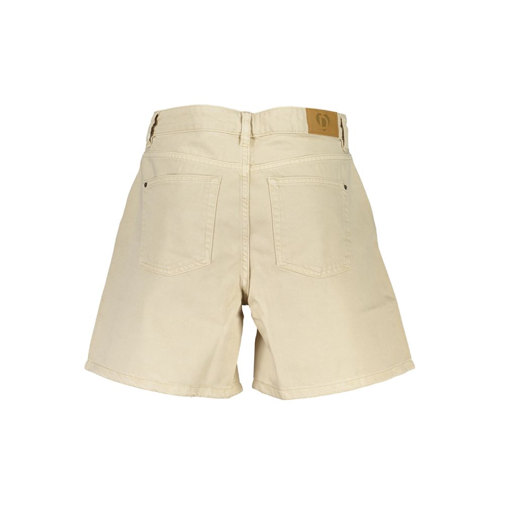 Desigual Beigefarbene Baumwollshorts