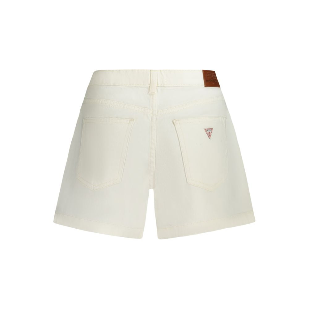 Guess Jeans Weiße Baumwollshorts