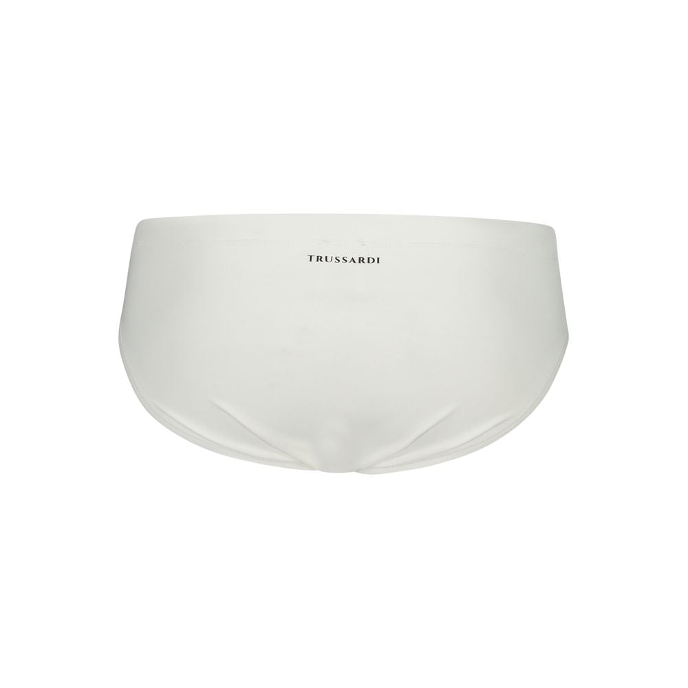Trussardi Weiße Elastan-Badebekleidung