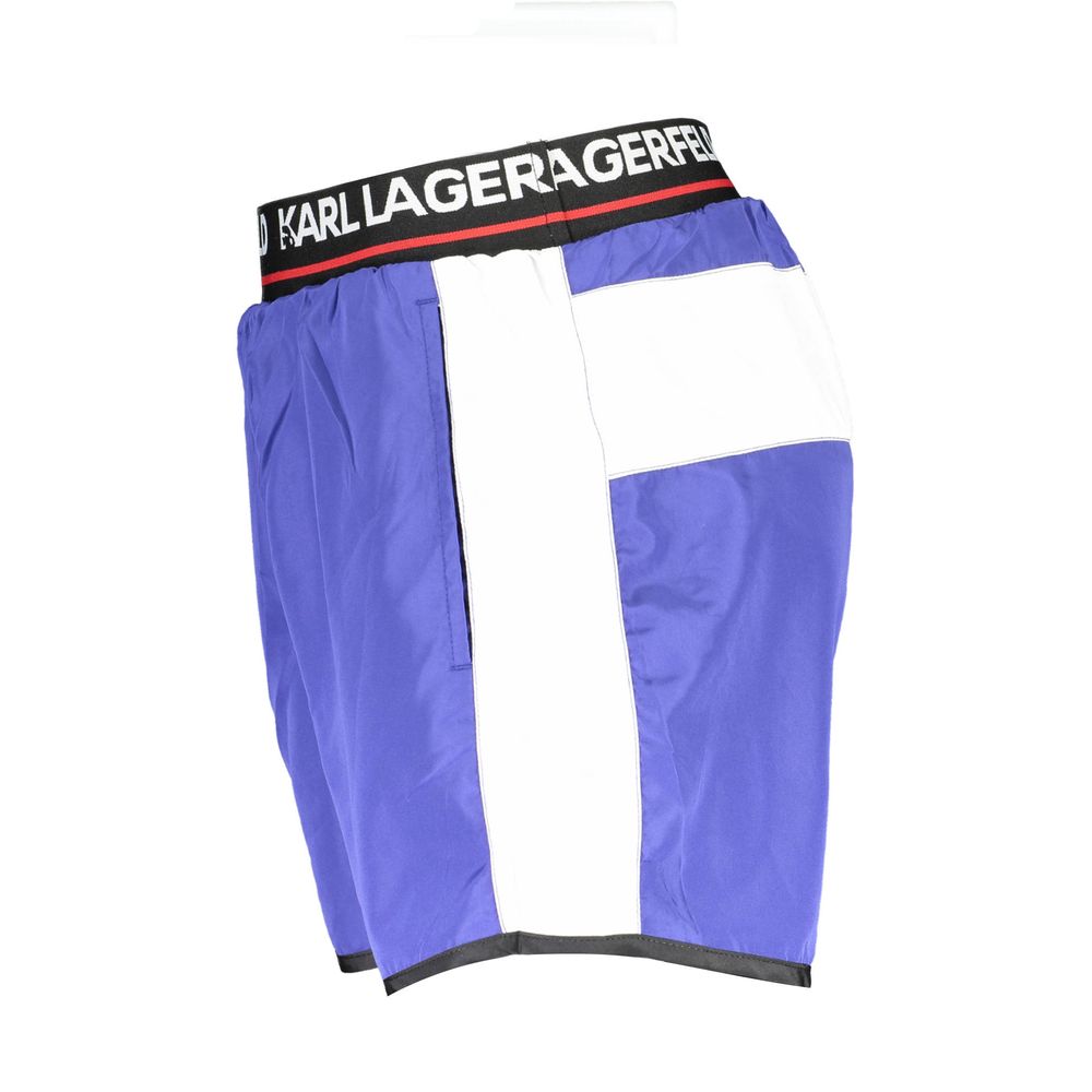 Karl Lagerfeld Blaue Polyester-Badebekleidung