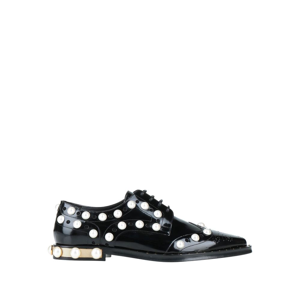 Dolce & Gabbana Schwarze Leder Oxfords und Derby