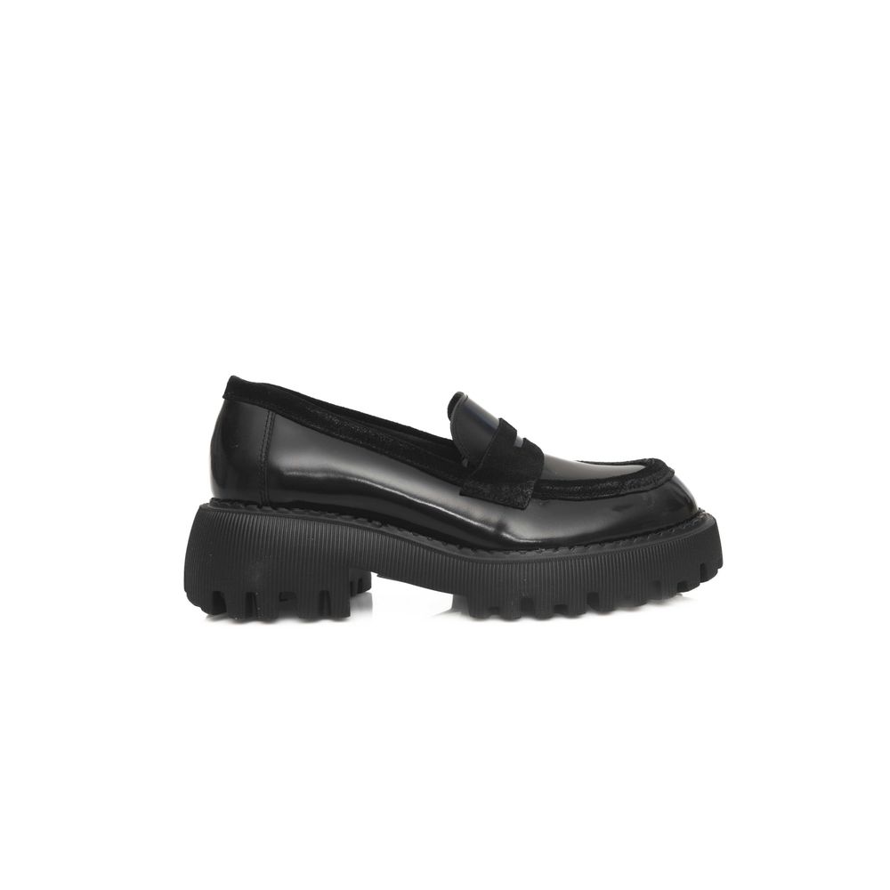 Cerruti 1881 Loafer aus schwarzem Kalbsleder