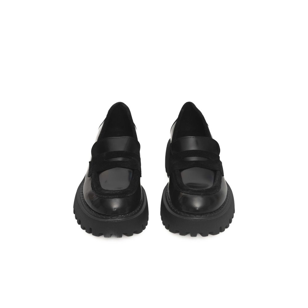 Cerruti 1881 Loafer aus schwarzem Kalbsleder