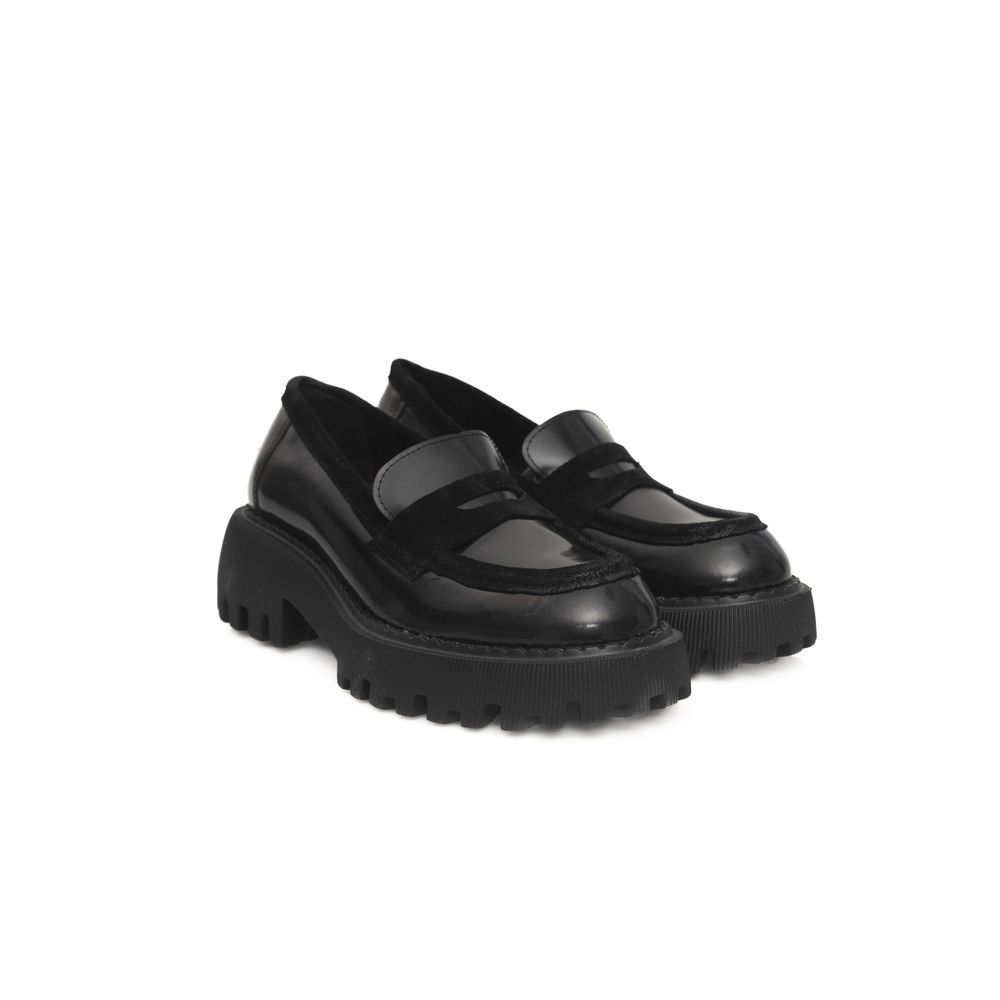 Cerruti 1881 Loafer aus schwarzem Kalbsleder