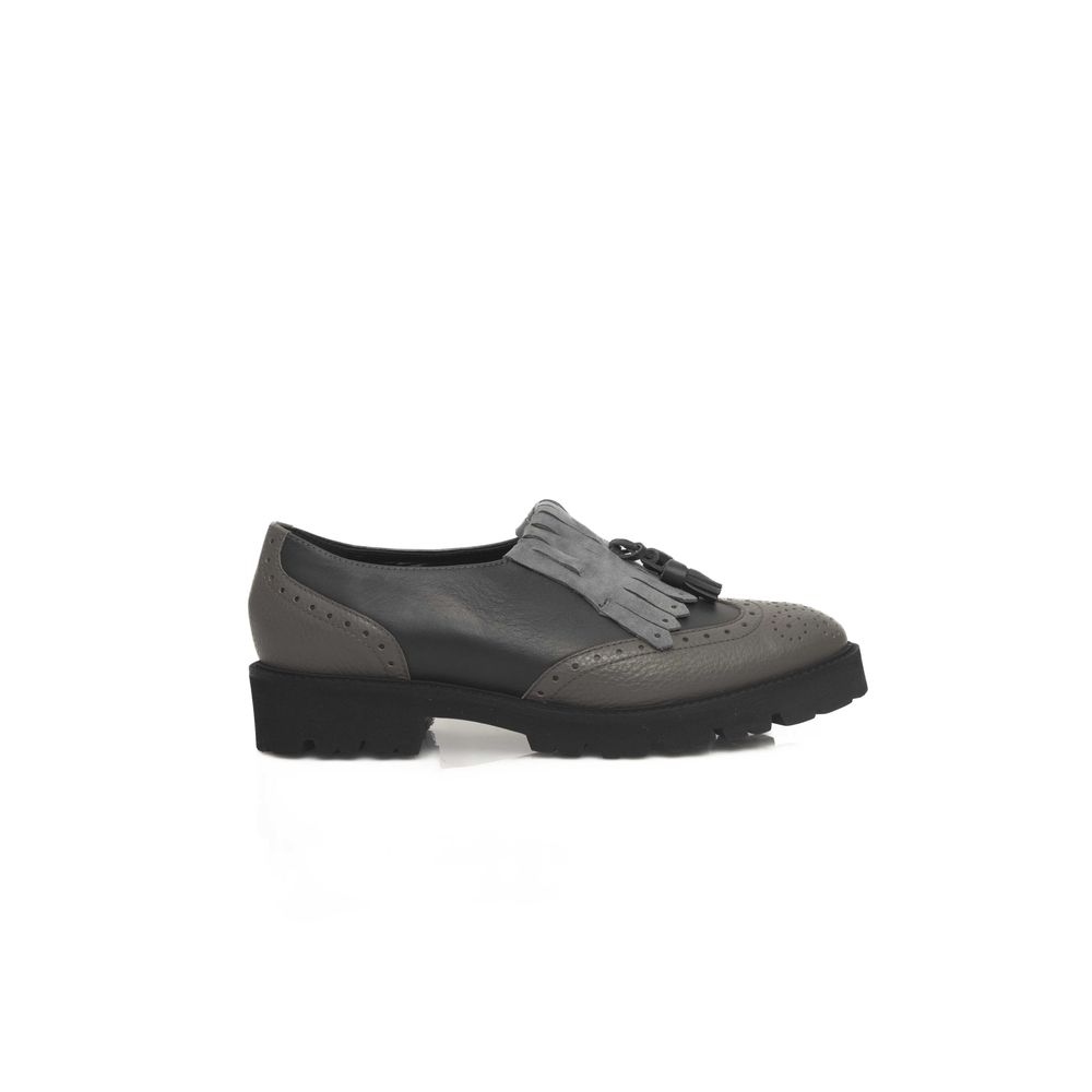 Cerruti 1881 Loafer aus grauem Rindsleder