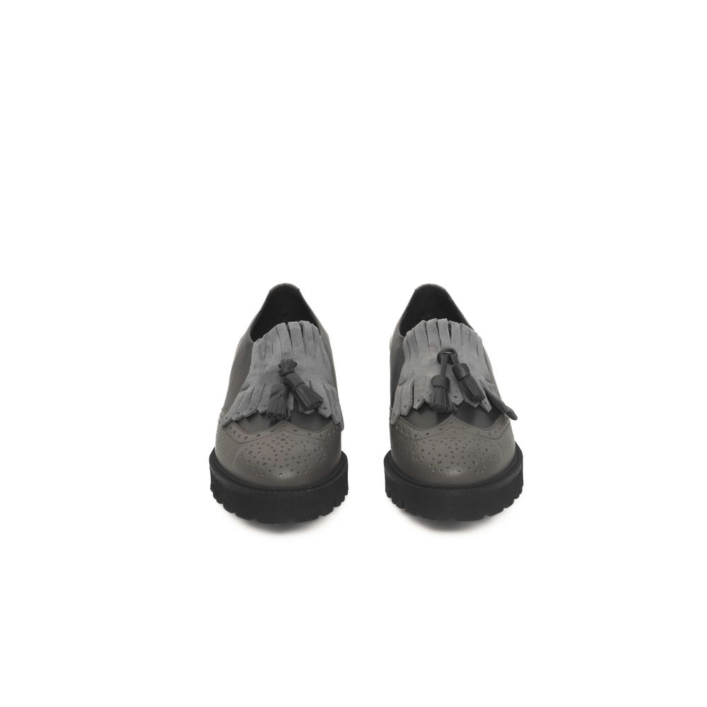 Cerruti 1881 Loafer aus grauem Rindsleder