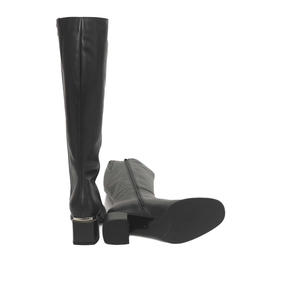 Cerruti 1881 Stiefel aus grauem Rindsleder
