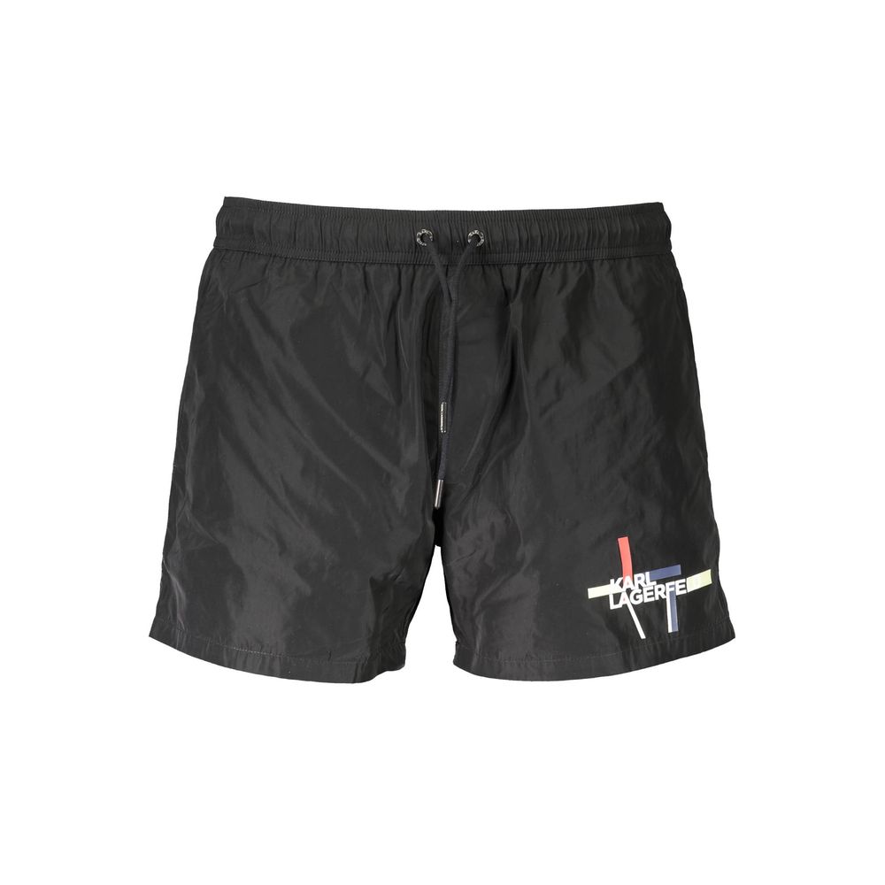 Karl Lagerfeld Schwarze Polyester-Badebekleidung