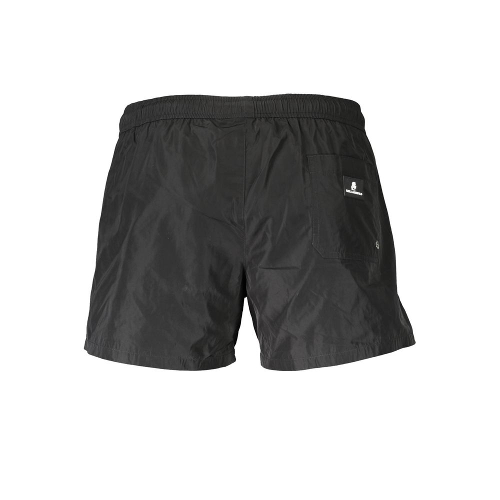 Karl Lagerfeld Schwarze Polyester-Badebekleidung