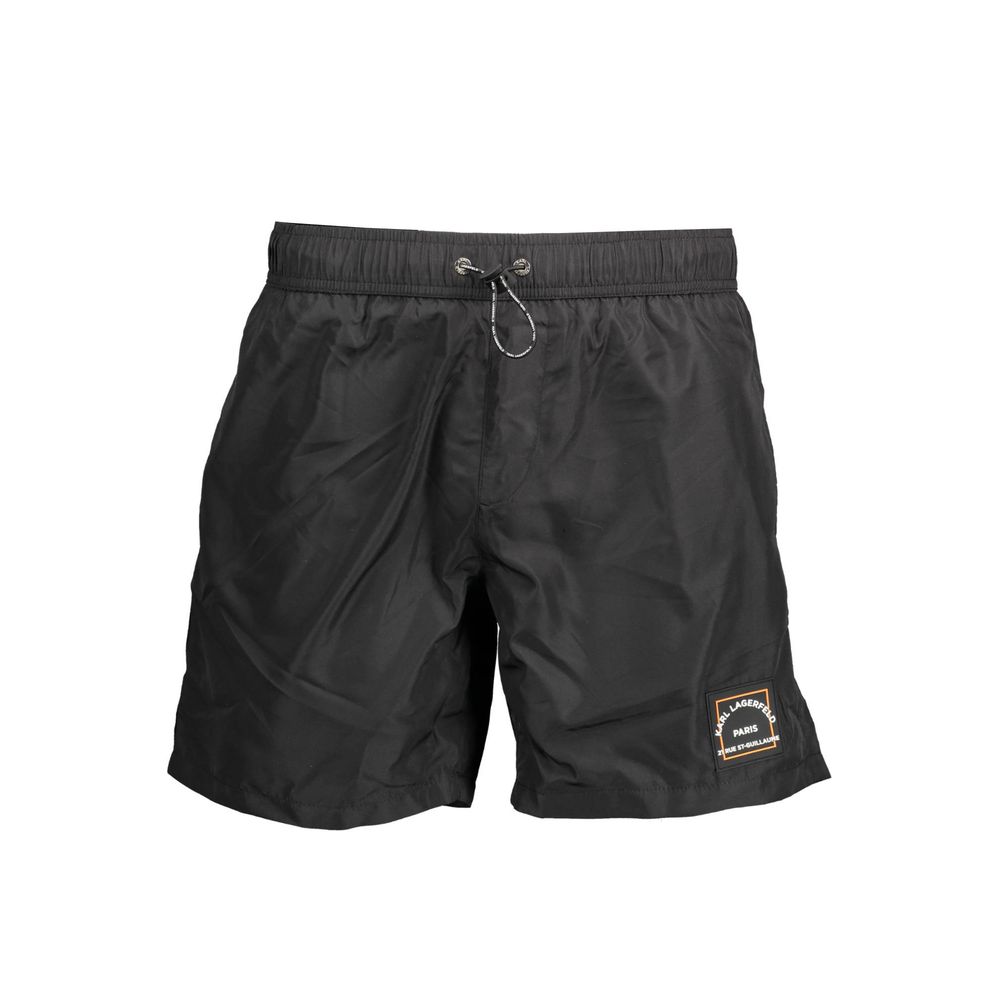 Karl Lagerfeld Schwarze Polyester-Badebekleidung