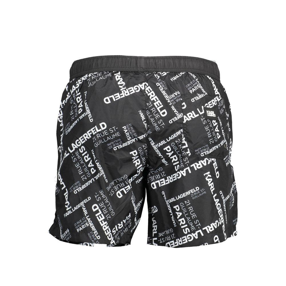 Karl Lagerfeld Schwarze Polyester-Badebekleidung