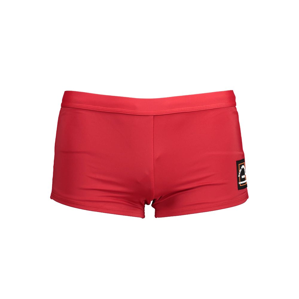 Karl Lagerfeld Rote Elastan-Badebekleidung