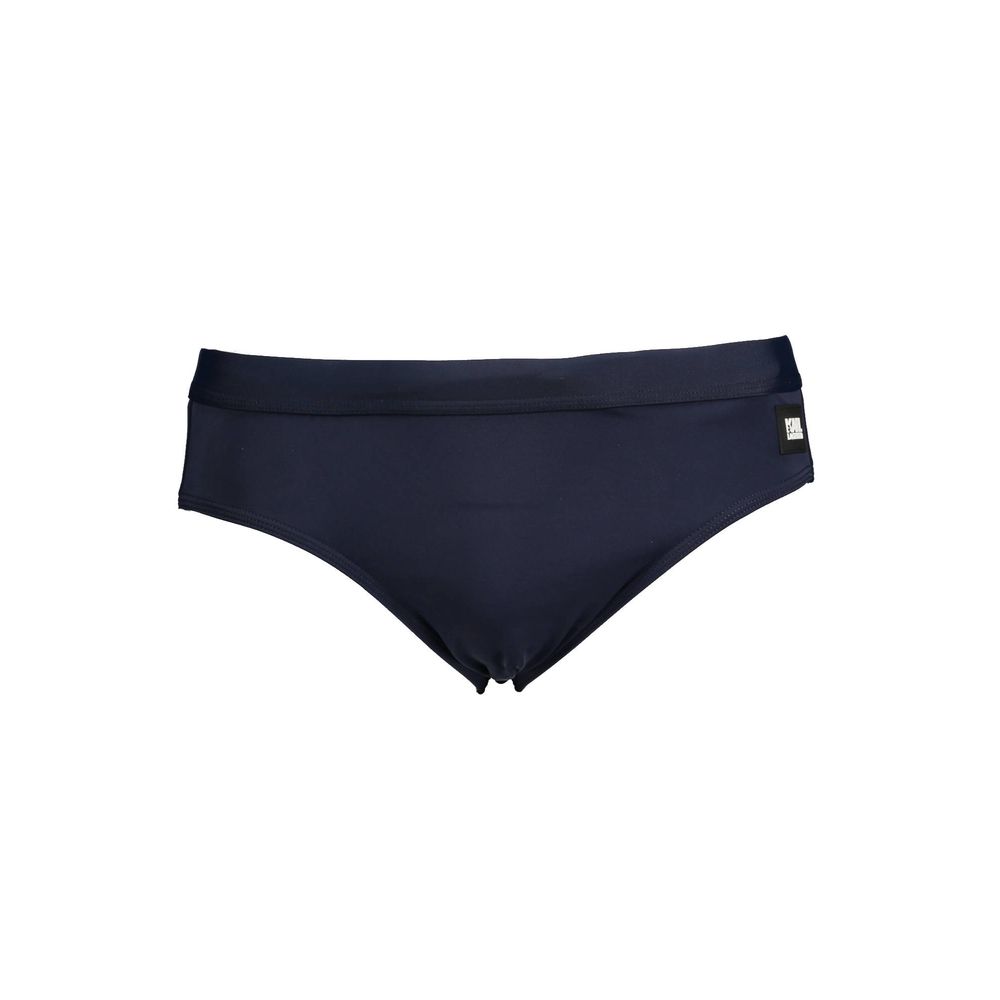 Karl Lagerfeld Blaue Elastan-Badebekleidung