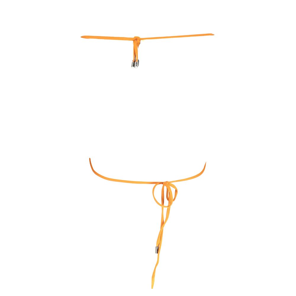 Karl Lagerfeld Orangefarbene Polyester-Badebekleidung