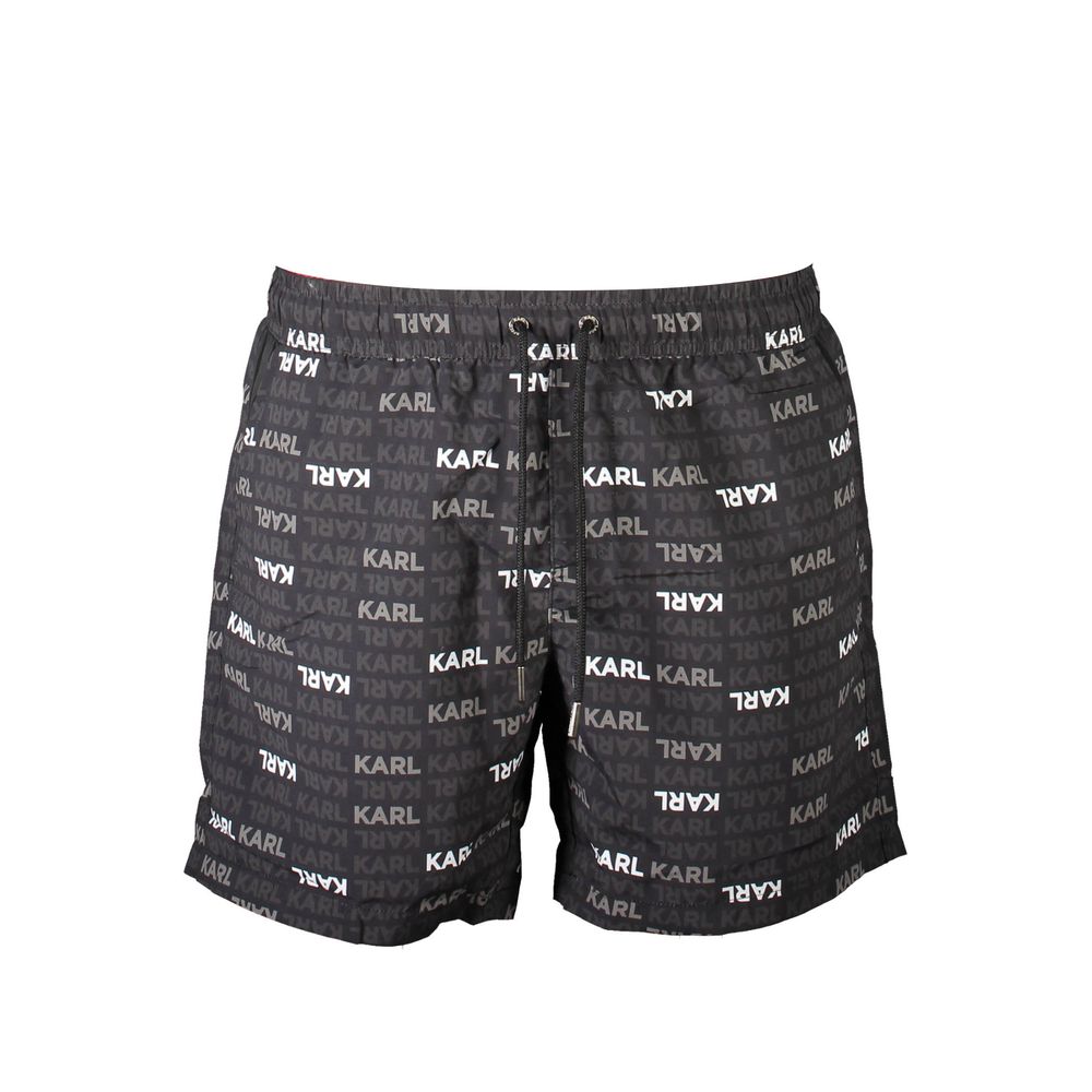 Karl Lagerfeld Schwarze Polyester-Badebekleidung