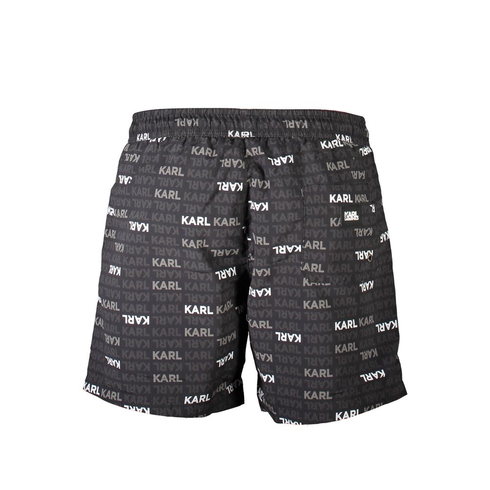 Karl Lagerfeld Schwarze Polyester-Badebekleidung