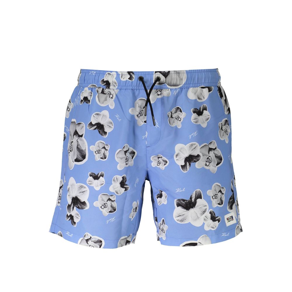 Karl Lagerfeld Blaue Polyester-Badebekleidung