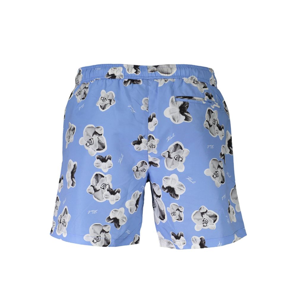 Karl Lagerfeld Blaue Polyester-Badebekleidung
