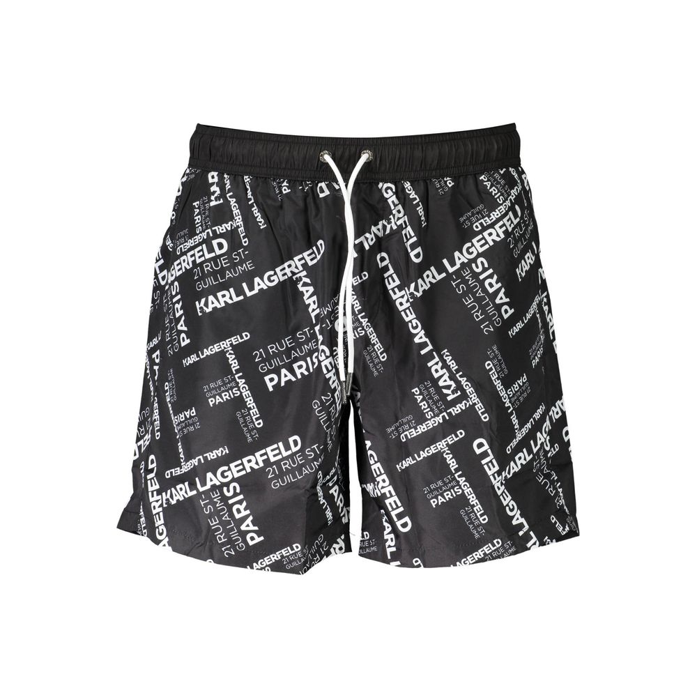Karl Lagerfeld Schwarze Polyester-Badebekleidung