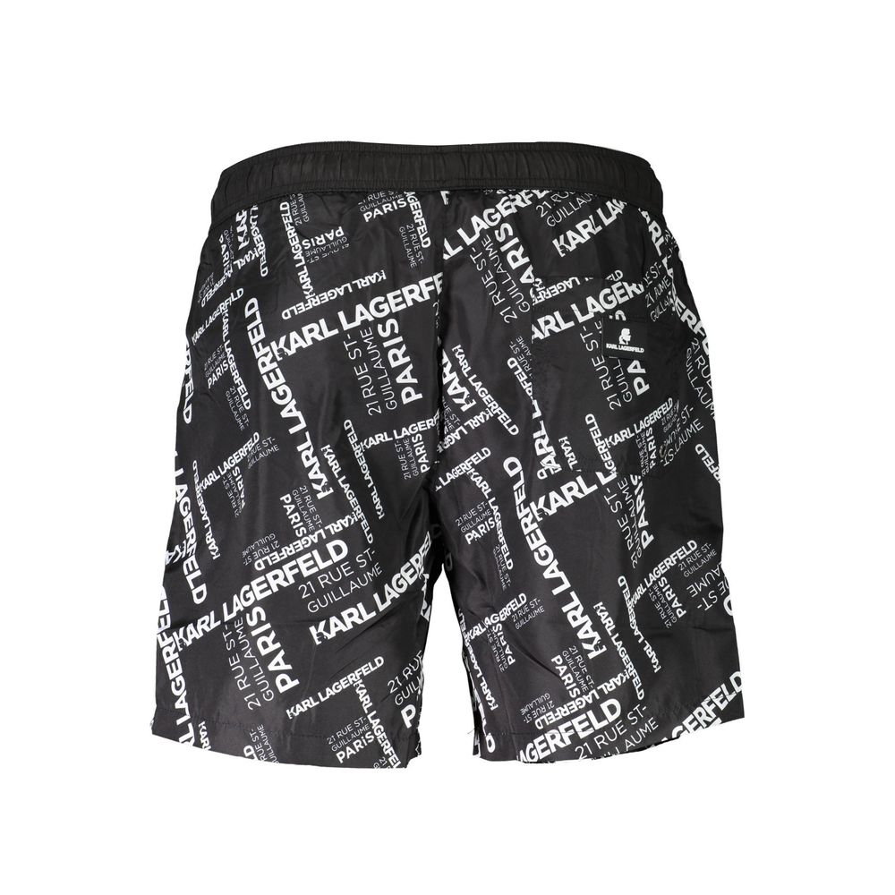 Karl Lagerfeld Schwarze Polyester-Badebekleidung