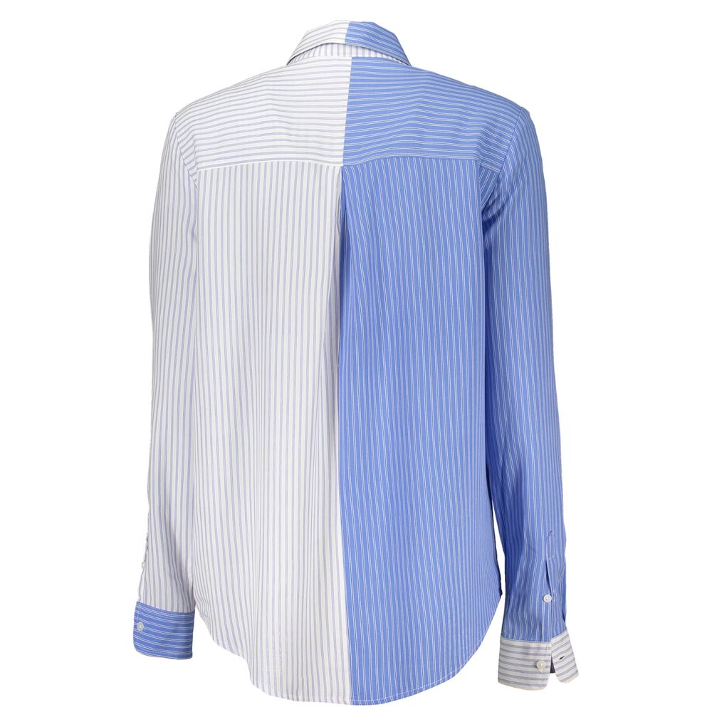 Desigual Blaues Viskose-Hemd