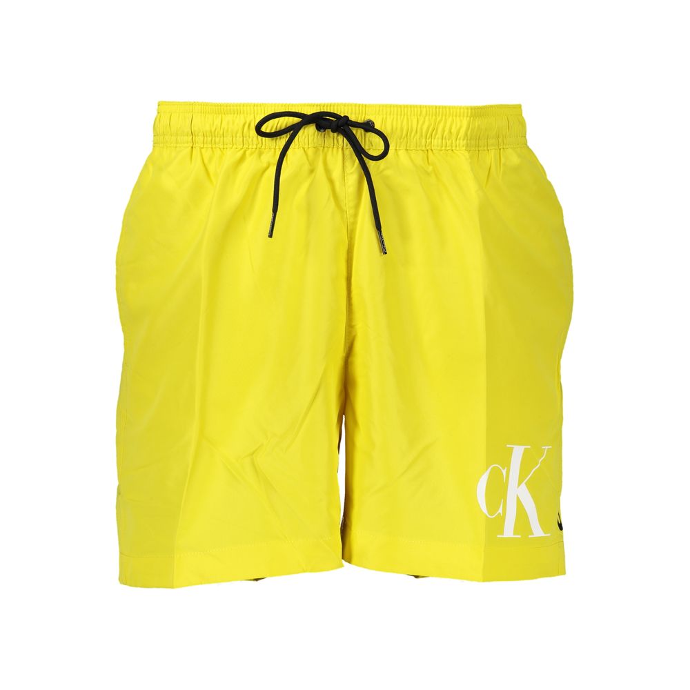 Calvin Klein Gelbe Polyester-Badebekleidung